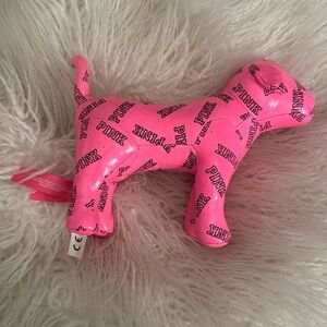 PINK Victoria Secret mini logo plush dog
